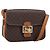 Céline CELINE Macadam Canvas Horse Carriage Bag PVC Leather Brown Gold