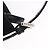 FENDI Accessory Pouch Cotton jersey Black Silver - vista 18