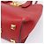 Salvatore Ferragamo Gancini Studio Bag Leather 2way Red Gold - vista 12