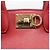 Salvatore Ferragamo Gancini Studio Bag Leather 2way Red Gold - vista 16