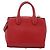 Salvatore Ferragamo Gancini Studio Bag Leather 2way Red Gold - vista 3