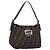 FENDI Zucca Canvas Mamma Baguette Shoulder Bag Brown Black 264260