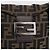 FENDI Zucca Canvas Mamma Baguette Shoulder Bag Brown Black 264260 - vista 15