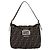 FENDI Zucca Canvas Mamma Baguette Shoulder Bag Brown Black 264260 - vista 2