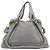 Chloé Chloe Paraty Hand Bag Leather 2way Gray Gold - vista 2