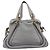 Chloé Chloe Paraty Hand Bag Leather 2way Gray Gold - vista 3