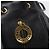 FENDI Bolsa de mão em couro preto e dourado - vista 15