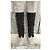 Autre Marque Sergio Rossi Wildlederstiefel Schwarz Grau - Ansicht 9