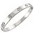 Bracciale Cartier Love Bangle in oro bianco 18K - vista 9