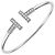 Autre Marque Bracelete Tiffany & Co. T Wire Diamantes