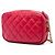 Borsa Camera Chanel Reissue Mini in pelle di vitello invecchiata matelassé rossa - vista 2