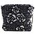 Borsa Chanel Black Mini Cashmere Camellia 22 - vista 2