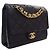 Chanel Black Quilted Lambskin Logo Letters Chanel Touch Chain Flap - view 13
