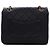 Chanel Black Quilted Lambskin Logo Letters Chanel Touch Chain Flap - view 2