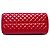 Borsa Bowling Chanel Red Medium Quilted Patent Just Mademoiselle - vista 3