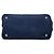 Prada Blue Small Canvas Canapa Satchel mit Ösen - Ansicht 3