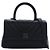 Chanel Black Small Chevron Caviar So Black Coco Top Handle Bag