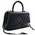 Chanel Black Small Chevron Caviar So Black Coco Top Handle Bag - Ansicht 14
