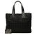 Bolso Tote Chanel Black New Travel Line Nylon - vista 7