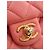 Chanel Pink Mini CC Quilted Lambskin Chain Flap - vista 5