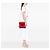 Prada Borsa Bauletto Quadrata Small in Saffiano Vernice Rossa - vista 6