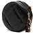 Clutch rotonda Chanel 19 in lambskin nero con catena - vista 2