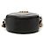 Clutch rotonda Chanel 19 in lambskin nero con catena - vista 3