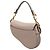 Bolsa Saddle Dior Mini em pele de vitelo granulada roxa - vista 2