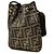 Fendi Brown Zucca Canvas Beuteltasche mit Kordelzug - Ansicht 2
