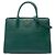 Borsa Satchel Prada Green Saffiano Bibliotheque