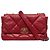 Chanel 19 Flap Large en agneau rouge
