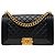 Chanel Black Old Medium Quilted Lambskin Boy Flap