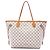 Louis Vuitton White Damier Azur Neverfull MM