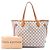 Louis Vuitton White Damier Azur Neverfull MM - Ansicht 7