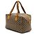 Mala de Viagem Gucci em Lona GG Bege com Web - vista 2