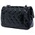 Chanel Black Mini Rectangular Classic Patent Single Flap - vista 2