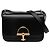 Gucci Borsa a tracolla Siena Small in pelle di vitello nera