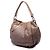 Borsa Hobo Prada in pelle di vitello Naplak Glace Sfumato Brown - vista 2