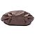 Borsa Hobo Prada in pelle di vitello Naplak Glace Sfumato Brown - vista 3