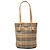 Borsa Bucket Burberry Beige House Check Canvas