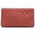Chanel Pink CC Quilted Caviar Frame Clutch