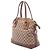 Borsa Gucci Beige Medium GG Canvas Charm Dome Satchel - vista 2