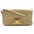 Céline Borsa a tracolla Celine Claude in pelle di vitello lucida gialla con Triomphe