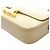 Céline Borsa a tracolla Celine Claude in pelle di vitello lucida gialla con Triomphe - vista 11