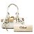 Mini mala de mão Paddington em couro branco Chloé - vista 7