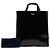 Tote Prada in pelle Spazzolato nera - vista 7