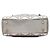 Dior Silver Mini Metallic Crinkled Lambskin Cannage Lady Dior - vista 3