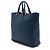 Prada Blue Vitello Daino Offene Convertible Tote - Ansicht 2