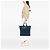 Prada Blue Vitello Daino Offene Convertible Tote - Ansicht 6