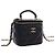 Chanel Mini Vanity Case CC Matelassé in Pelle d'Agnello Nera con Manico e Catena - vista 13